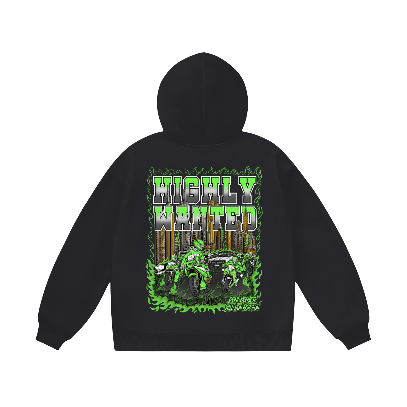 CITY 2.0 HOODIE - BLACK