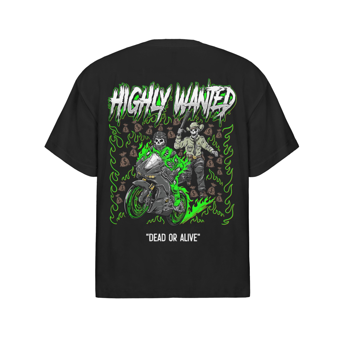 DEAD OR ALIVE SHIRT - BLACK