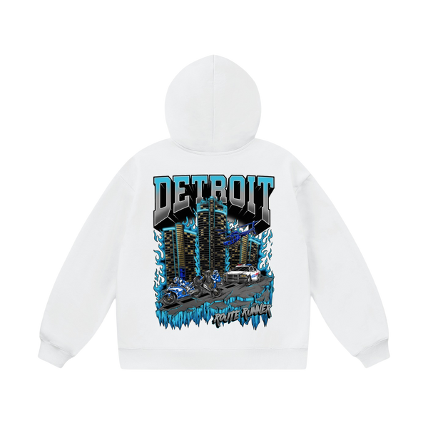 DETROIT 2.0 HOODIE - WHITE