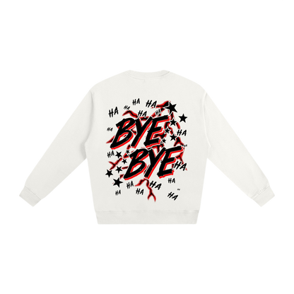 WHITE BYE BYE 2.0 SWEATSHIRT