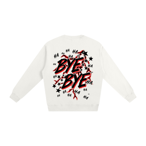 WHITE BYE BYE 2.0 SWEATSHIRT