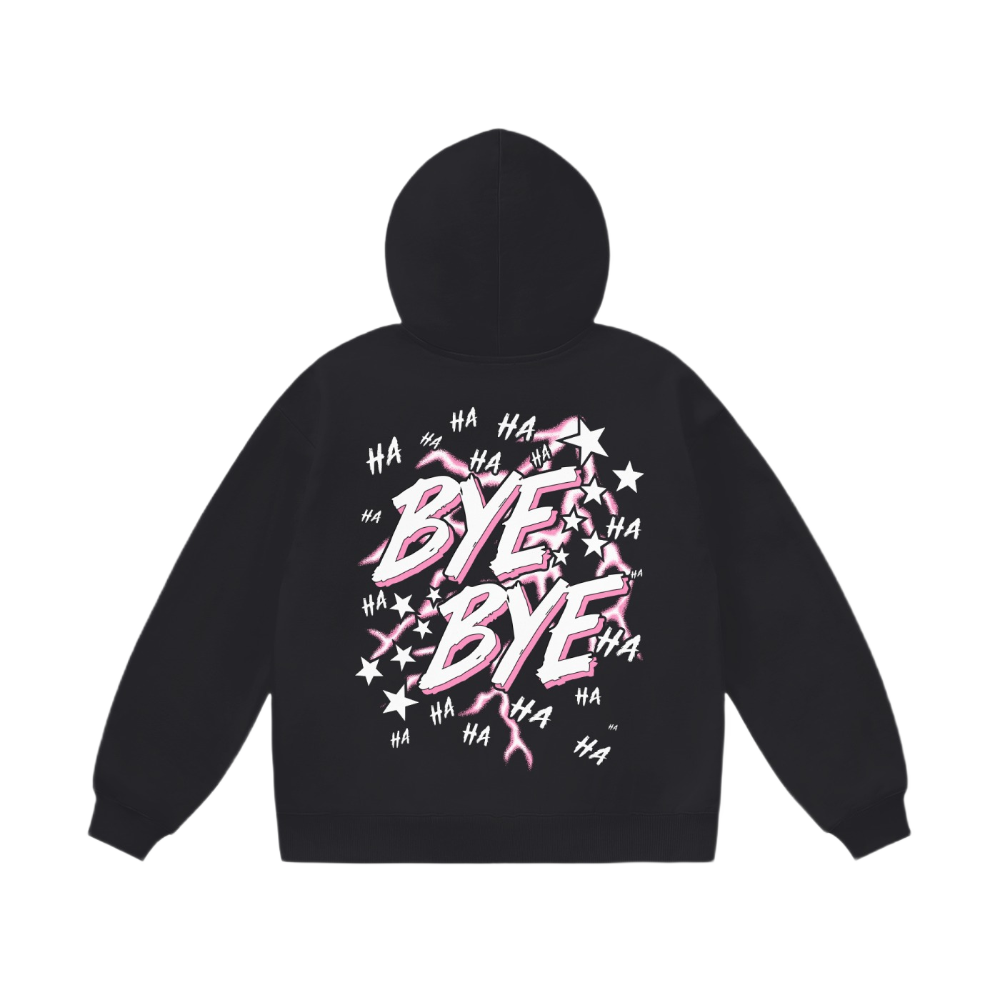 BLACK BYE BYE 2.0 HOODIE
