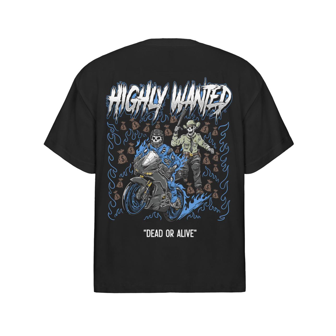 DEAD OR ALIVE SHIRT - BLACK