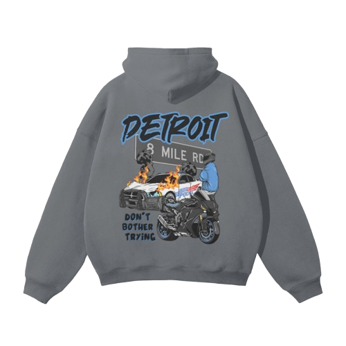 DETROIT HOODIE - GREY