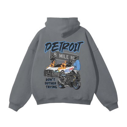 DETROIT HOODIE - GREY