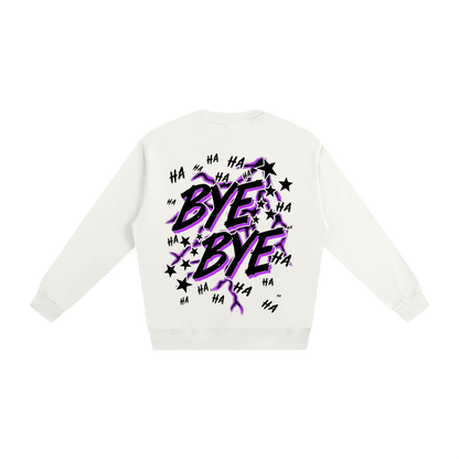 WHITE BYE BYE 2.0 SWEATSHIRT