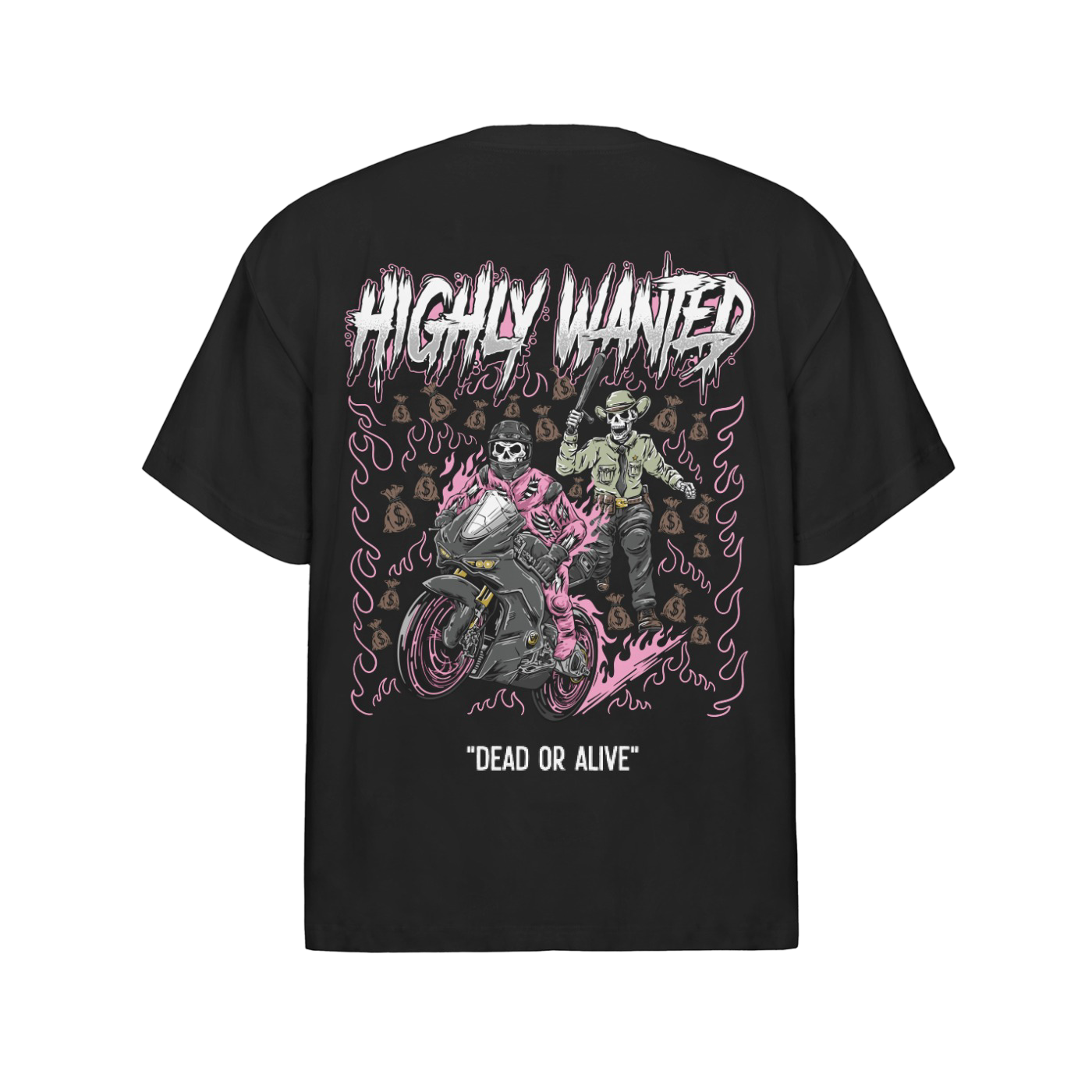 DEAD OR ALIVE SHIRT - BLACK