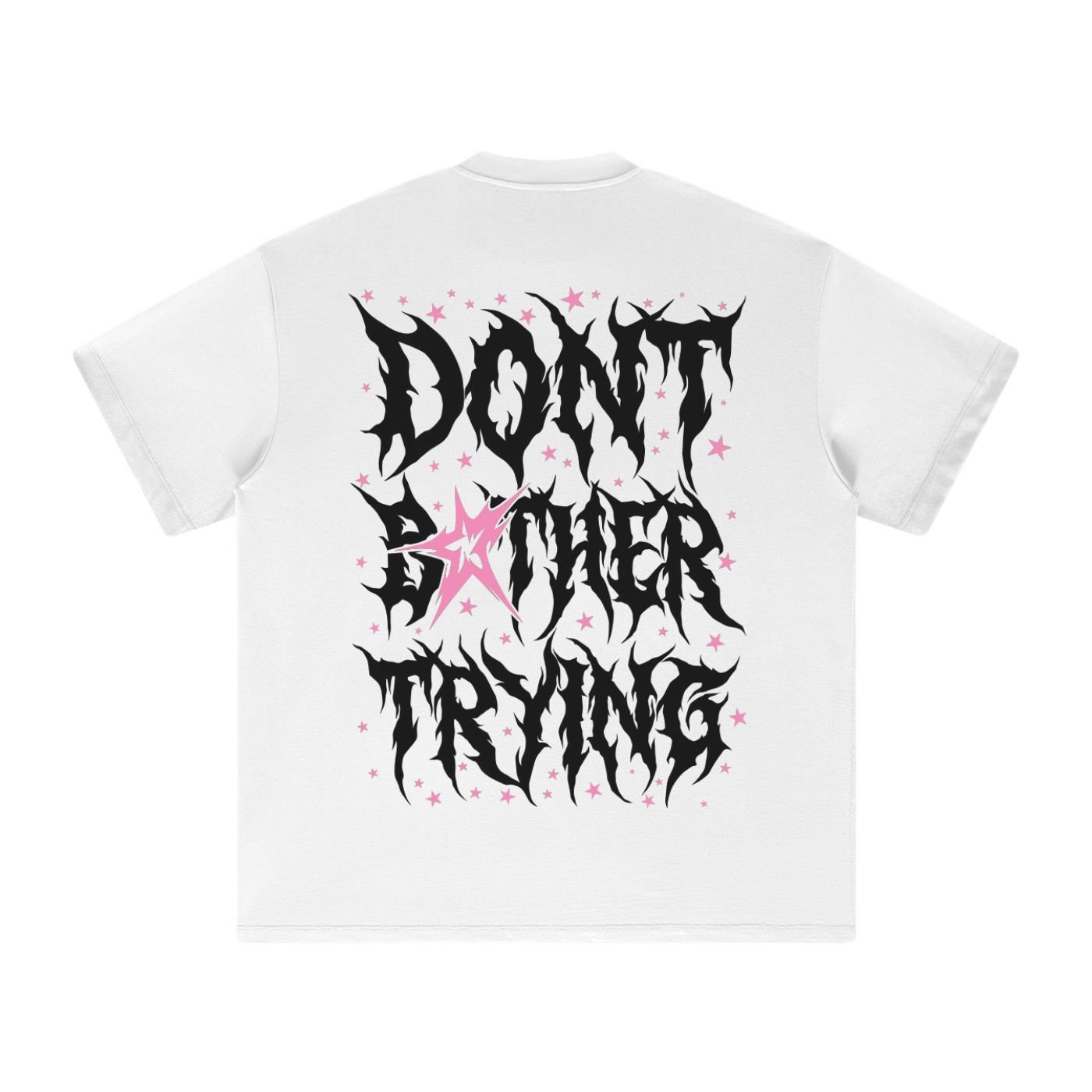 WHITE DONT BOTHER TRYING 2.0 SHIRTS