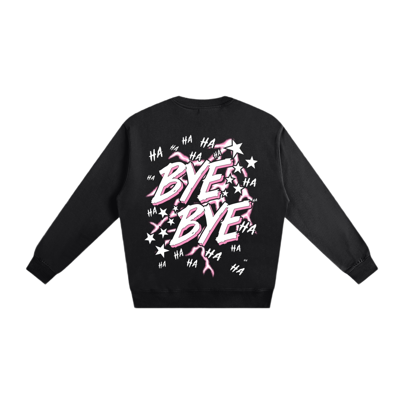 BLACK BYE BYE 2.0 SWEATSHIRT