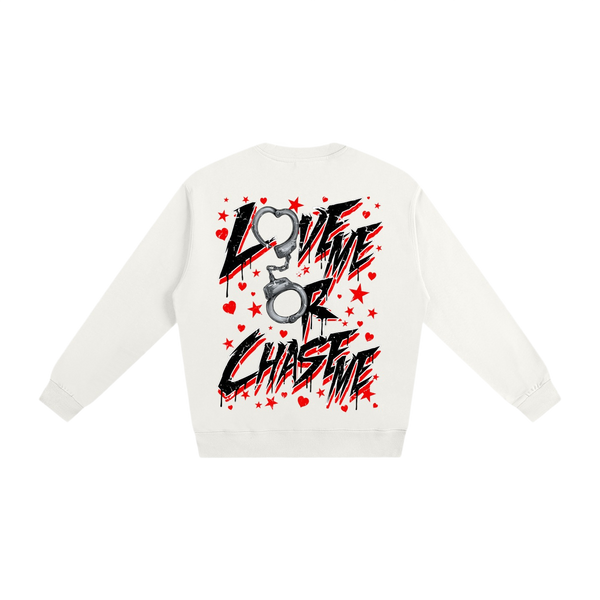 WHITE LOVE x CHASE SWEATSHIRT
