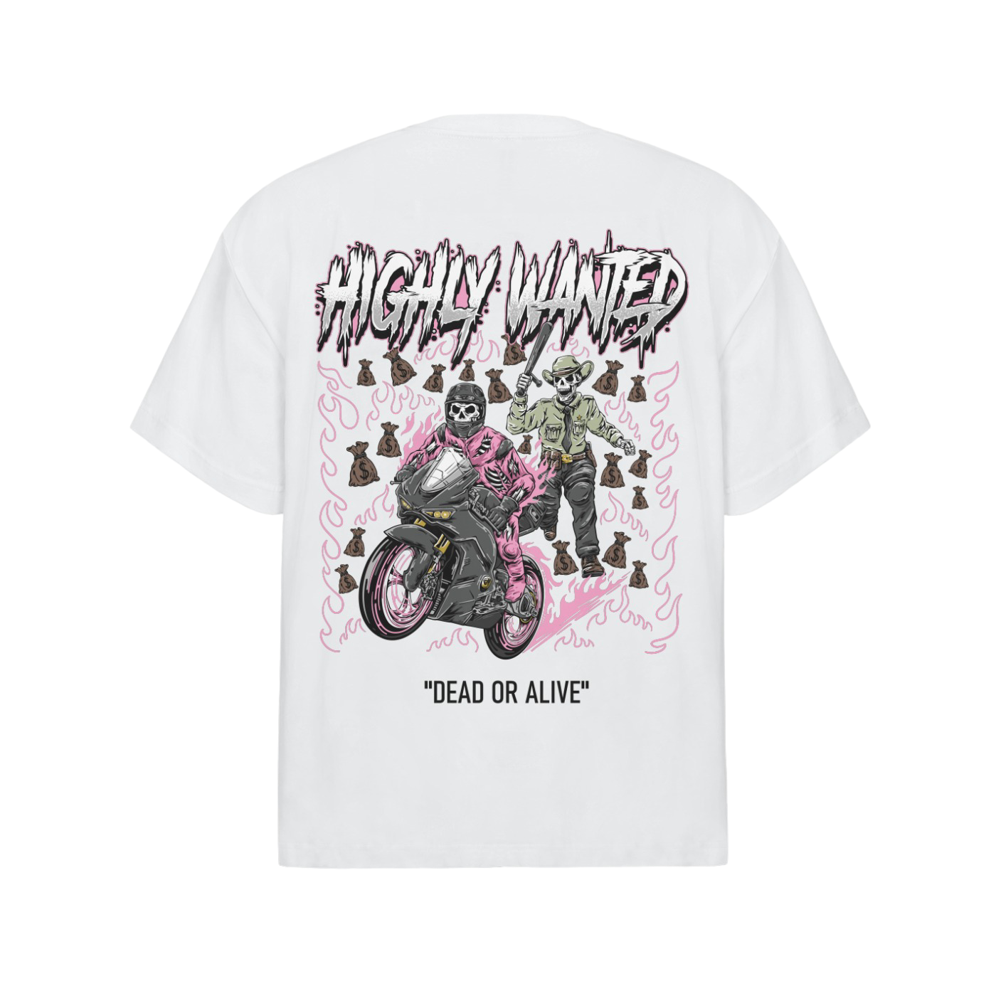 DEAD OR ALIVE SHIRT - WHITE