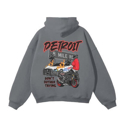 DETROIT HOODIE - GREY