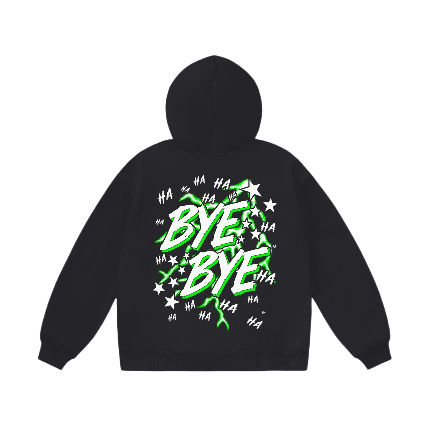 BLACK BYE BYE 2.0 HOODIE