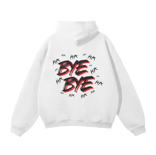 BYE BYE HOODIE - WHITE