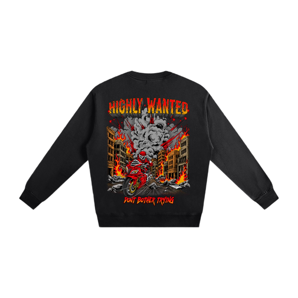 BLACK BOOM SWEATSHIRT