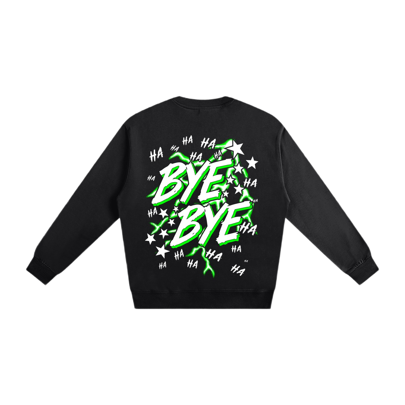 BLACK BYE BYE 2.0 SWEATSHIRT
