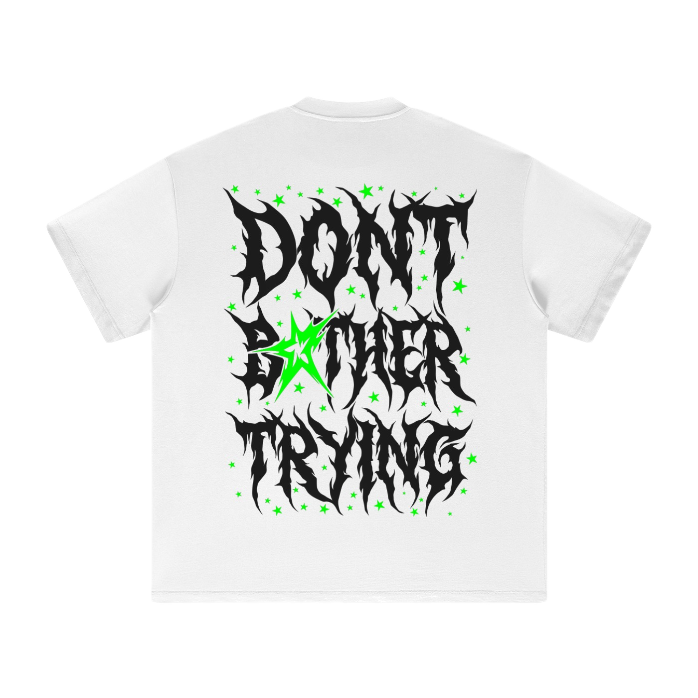 WHITE DONT BOTHER TRYING 2.0 SHIRTS
