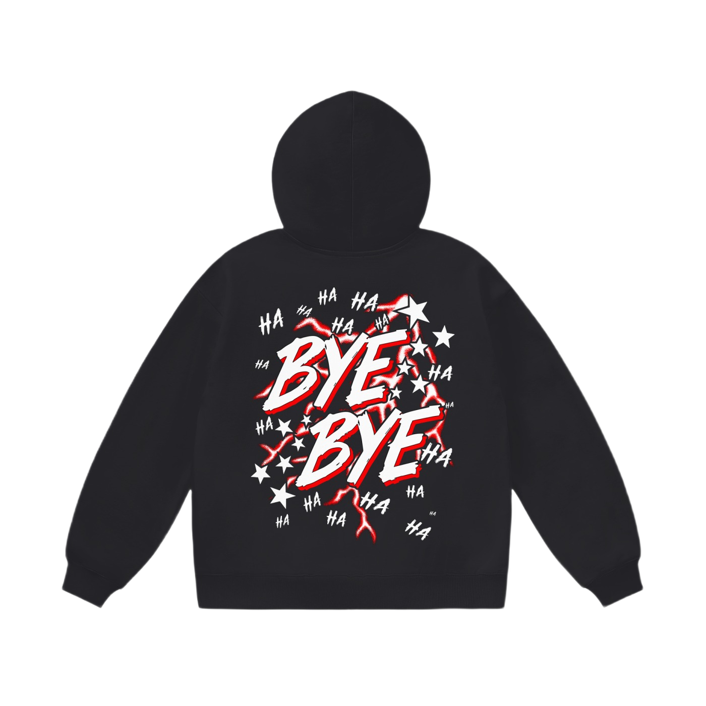 BLACK BYE BYE 2.0 HOODIE