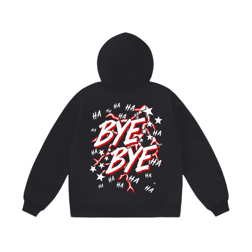 BLACK BYE BYE 2.0 HOODIE